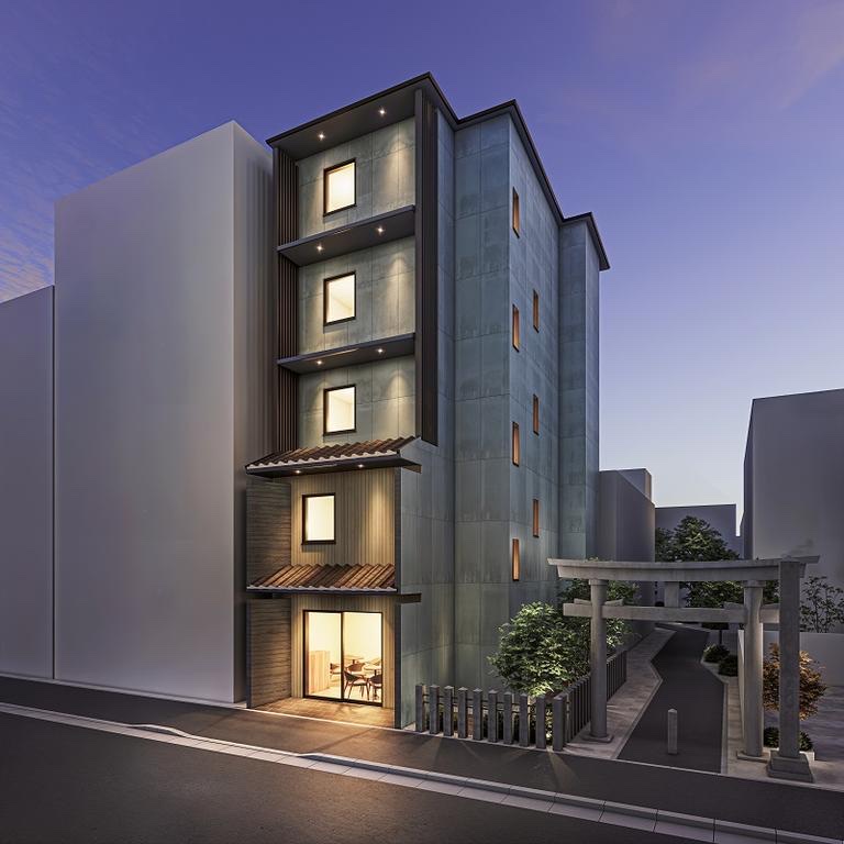京都・下京区 新築ホテル 完成イメージ(四条駅5分・2027竣工予定)